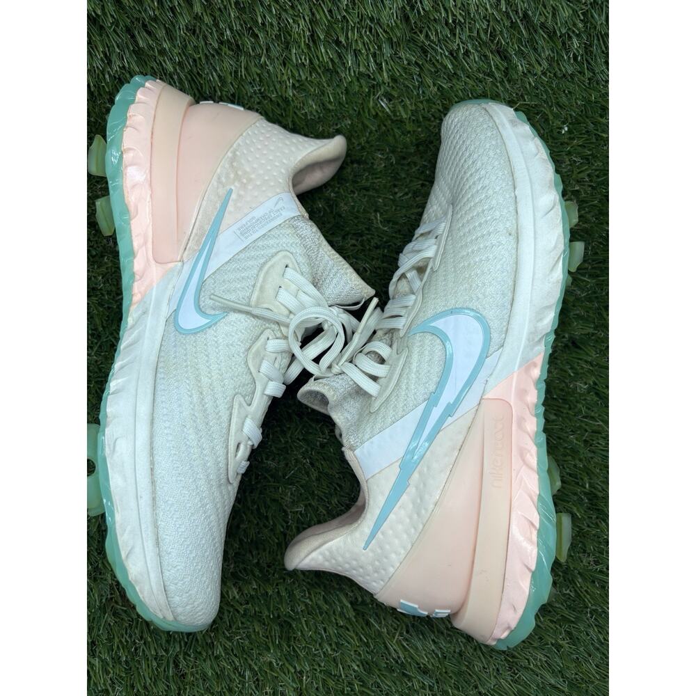 Nike Air Zoom Infinity Tour Golf Shoes Men's Size 7 Sail Light Dew CT0540-108